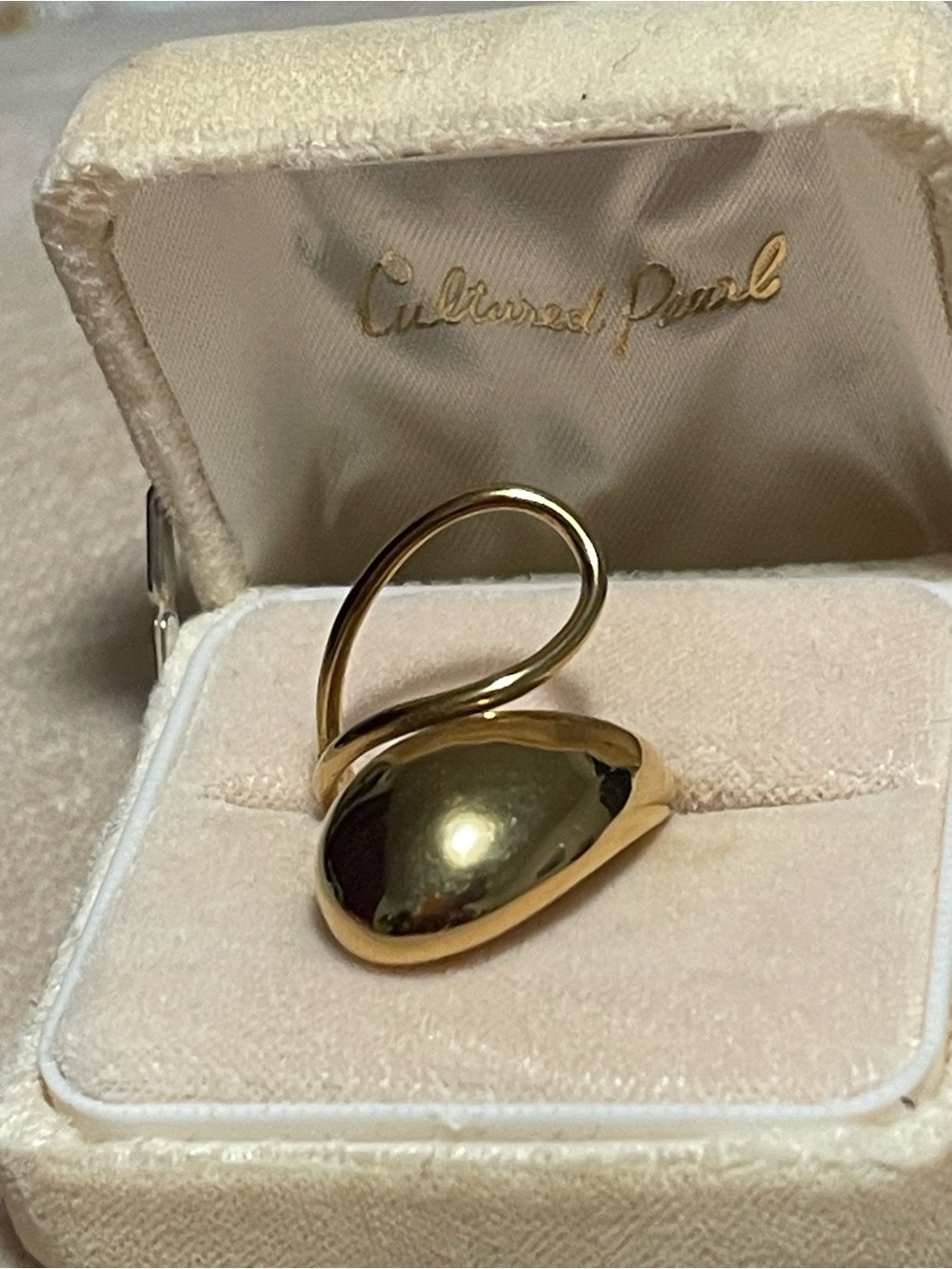 Gold-Tone Statement Ring - Women Jewelry